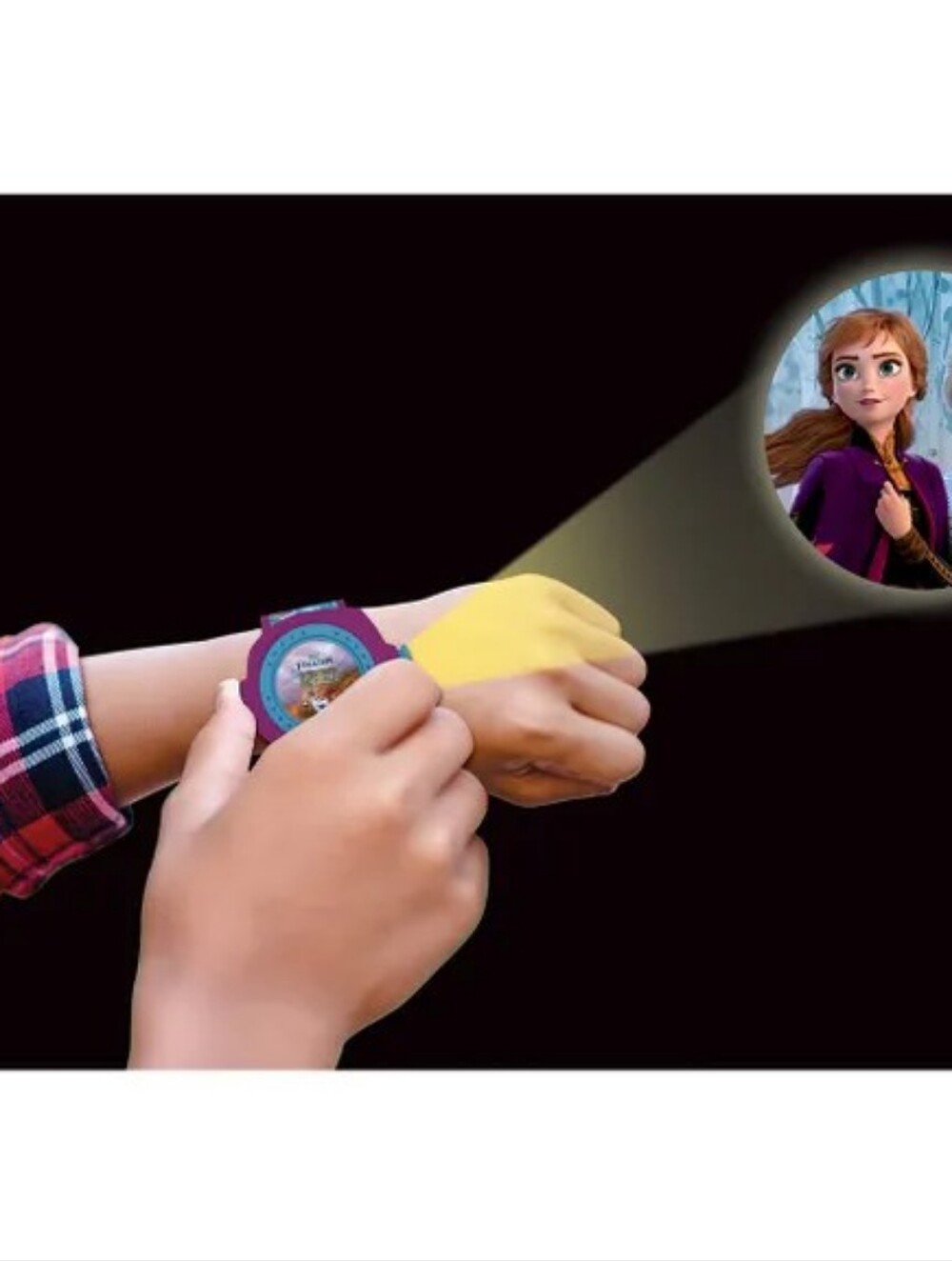 Kids Projector Wristwatch - Purple Character Display